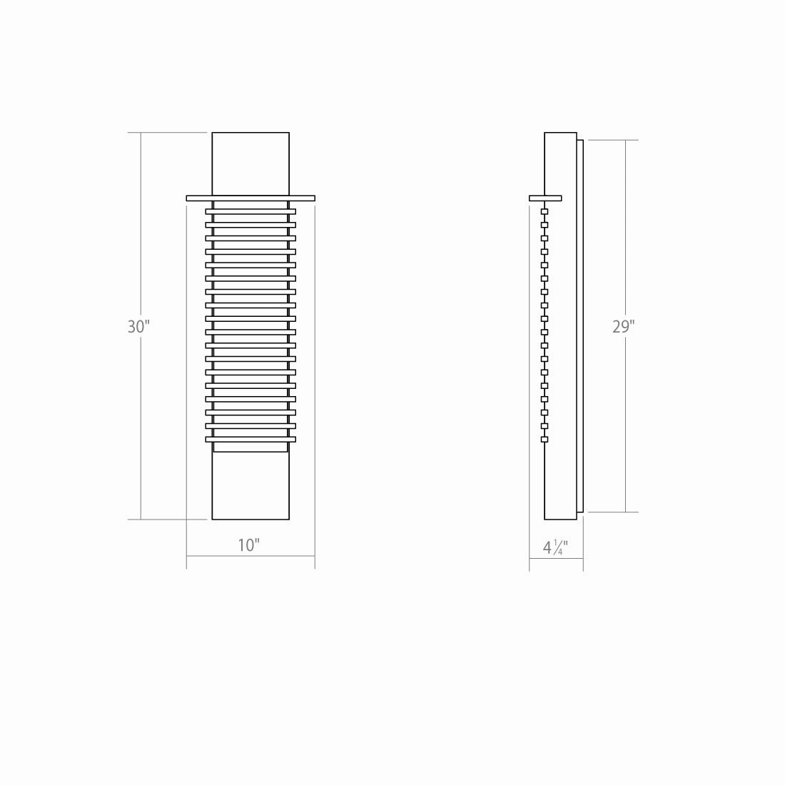 Kengo LED Wall Sconce Textured Gray