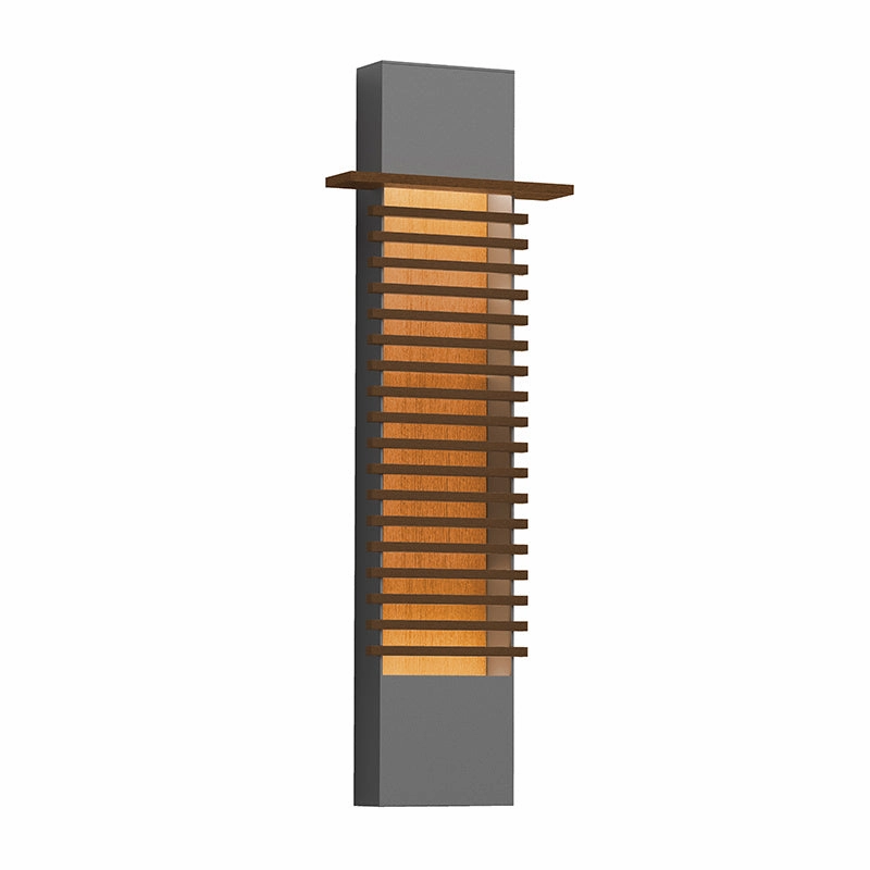 Kengo LED Wall Sconce Textured GrayOutdoor wall sconces with motion sensor