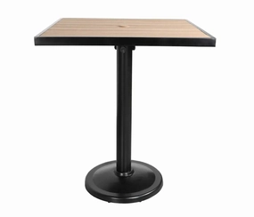 Kensington 32" Square Pedestal Bar Tableoutdoor patio dining furniture set