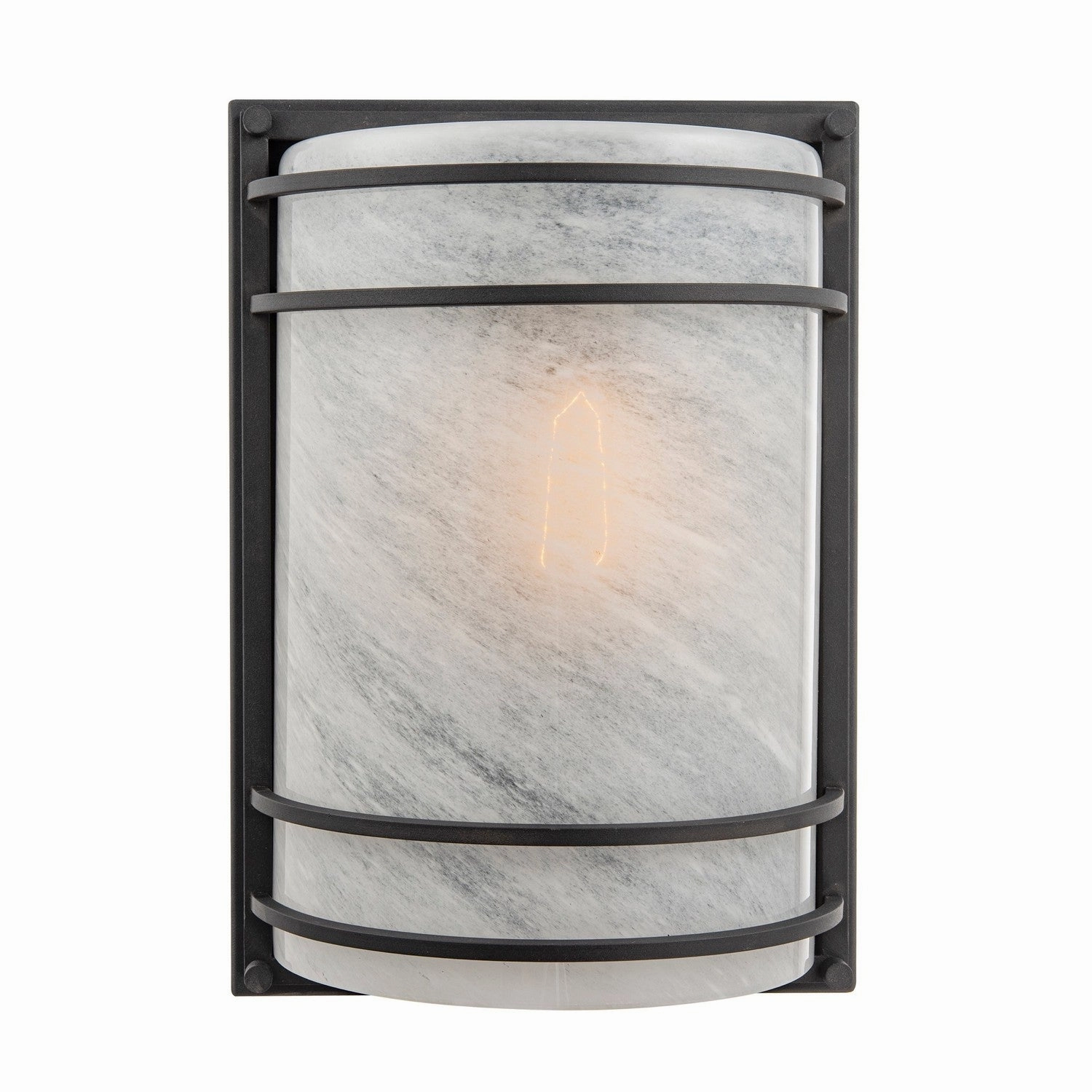 Keswick One Light Outdoor Wall Sconce Black