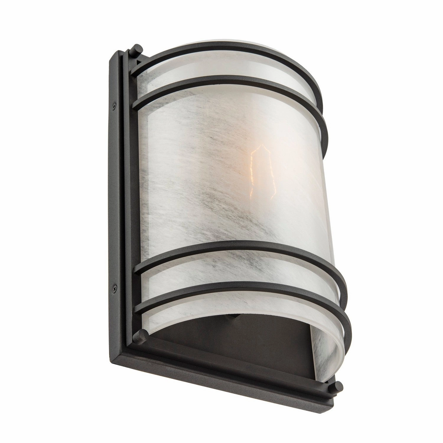 Keswick One Light Outdoor Wall Sconce Black