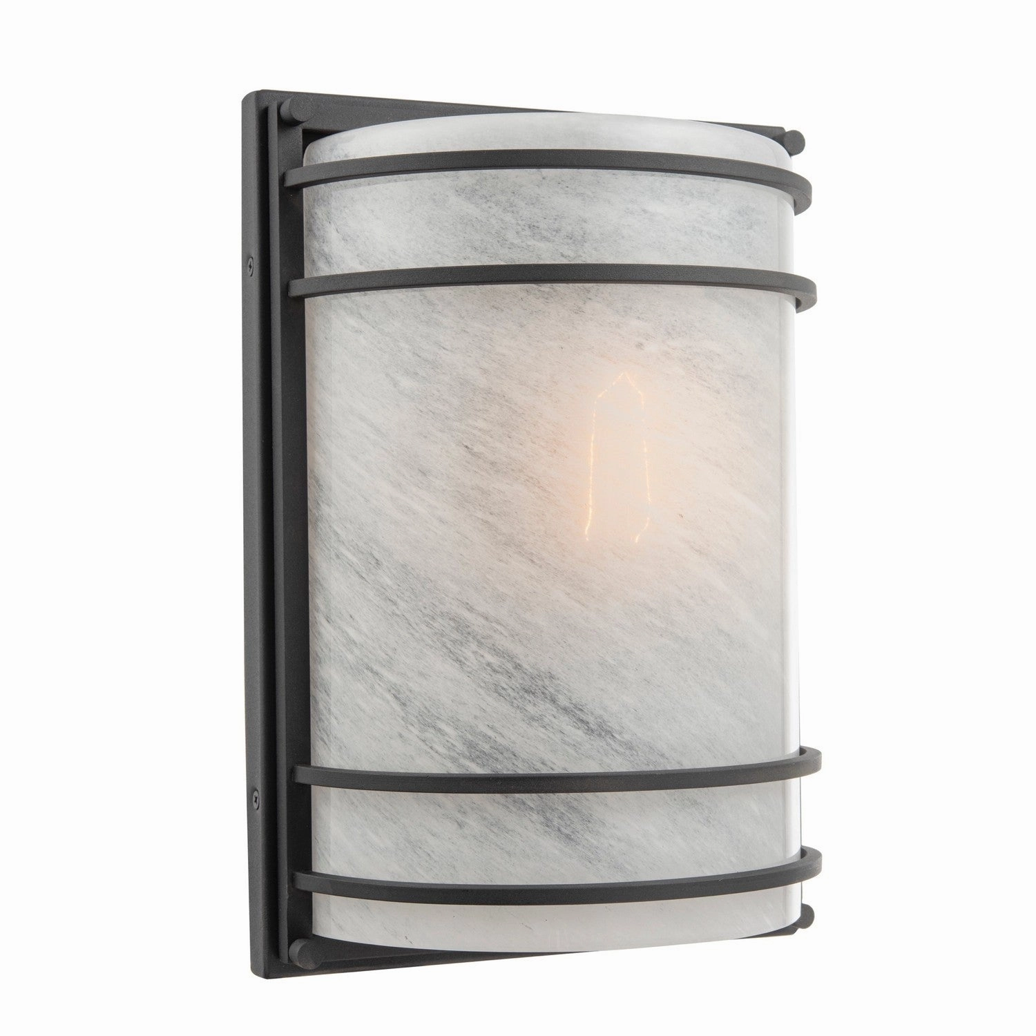 Keswick One Light Outdoor Wall Sconce Black