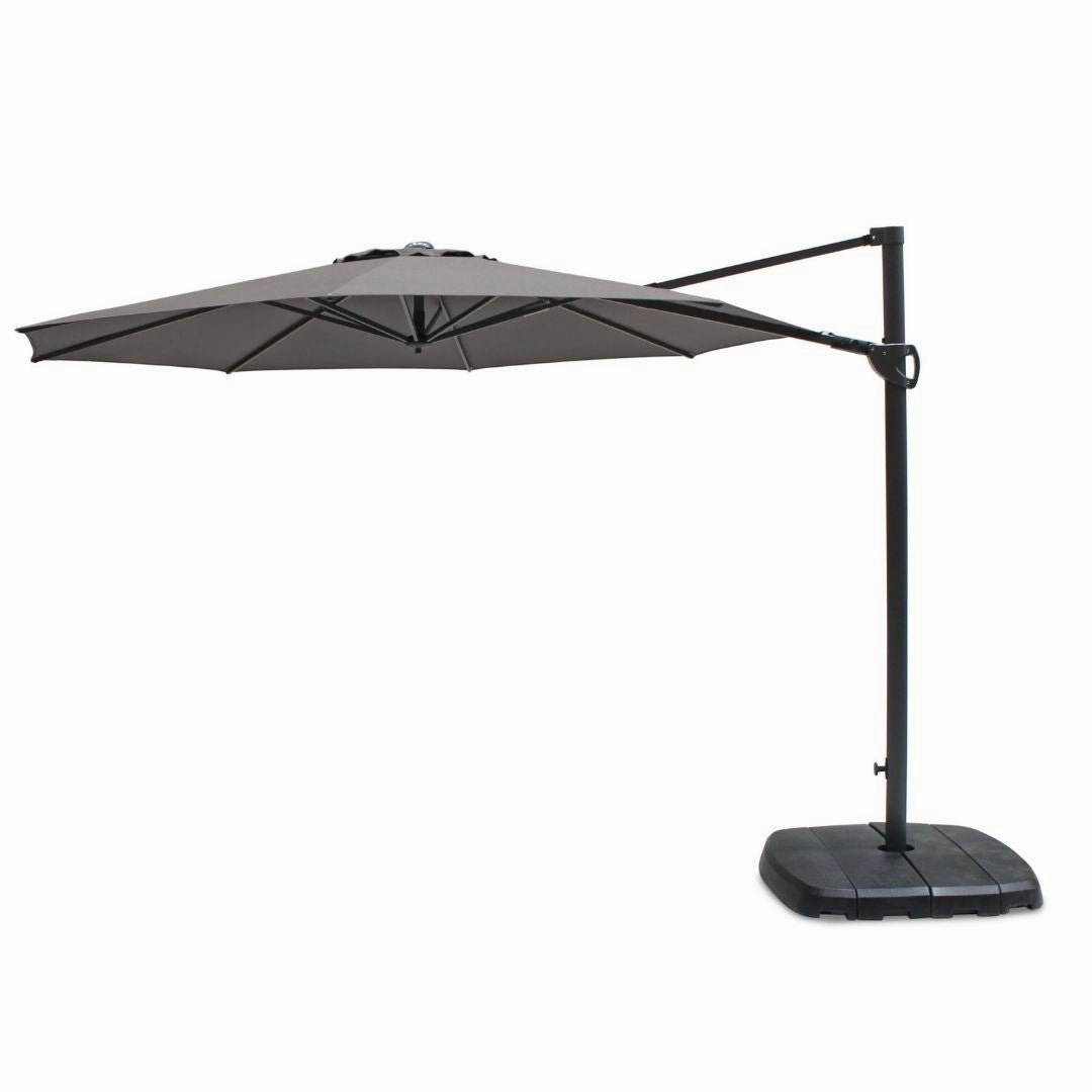 Kettler 3m Free Arm Parasol Taupeadjustable height outdoor parasol