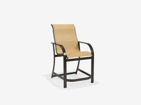 Key West Sling Stationary Balcony Height Stooloutdoor patio furniture set