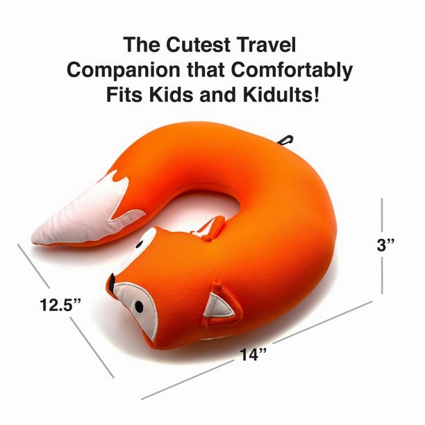 Today Only Discount Alert Shop Smart Save Kids Huggable Travel Pillow - Fox Or Flamingo