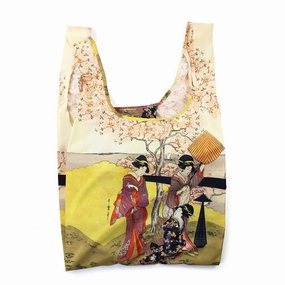 Shop Grab Savings Biggest Savings Now Kind Reusable Shopping Bag Medium Museum Kitagawa