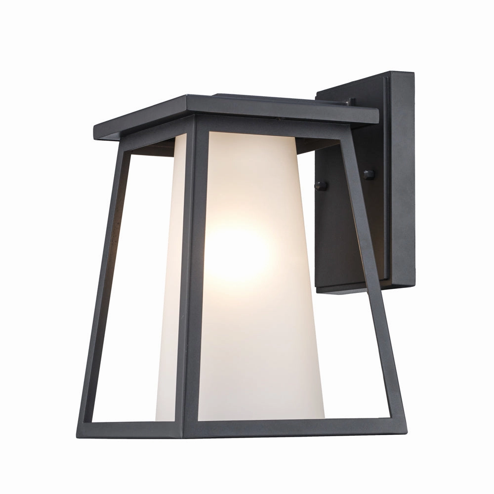 Kingsbury One Light Outdoor Wall Mount BlackOutdoor wall sconces with motion sensor