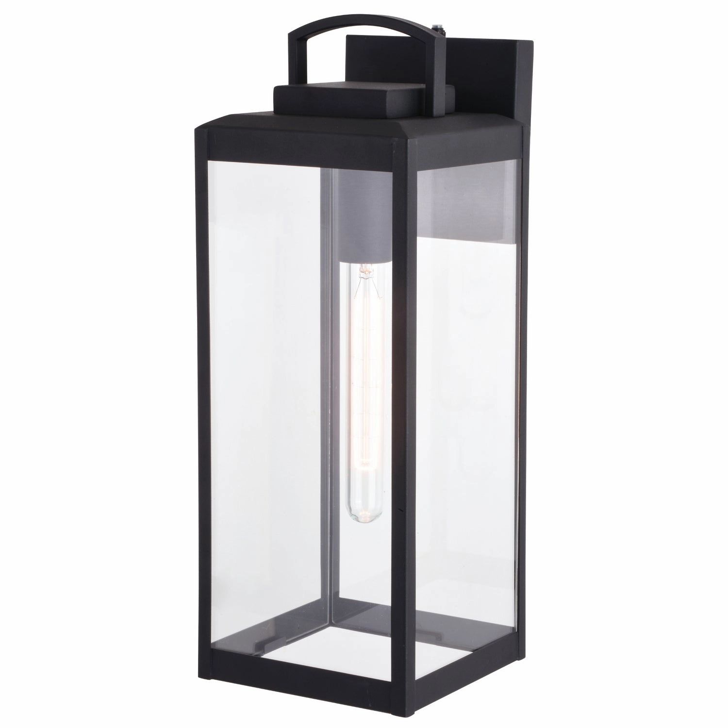 Kinzie One Light Outdoor Wal Mount Textured BlackOutdoor wall sconces with motion sensor