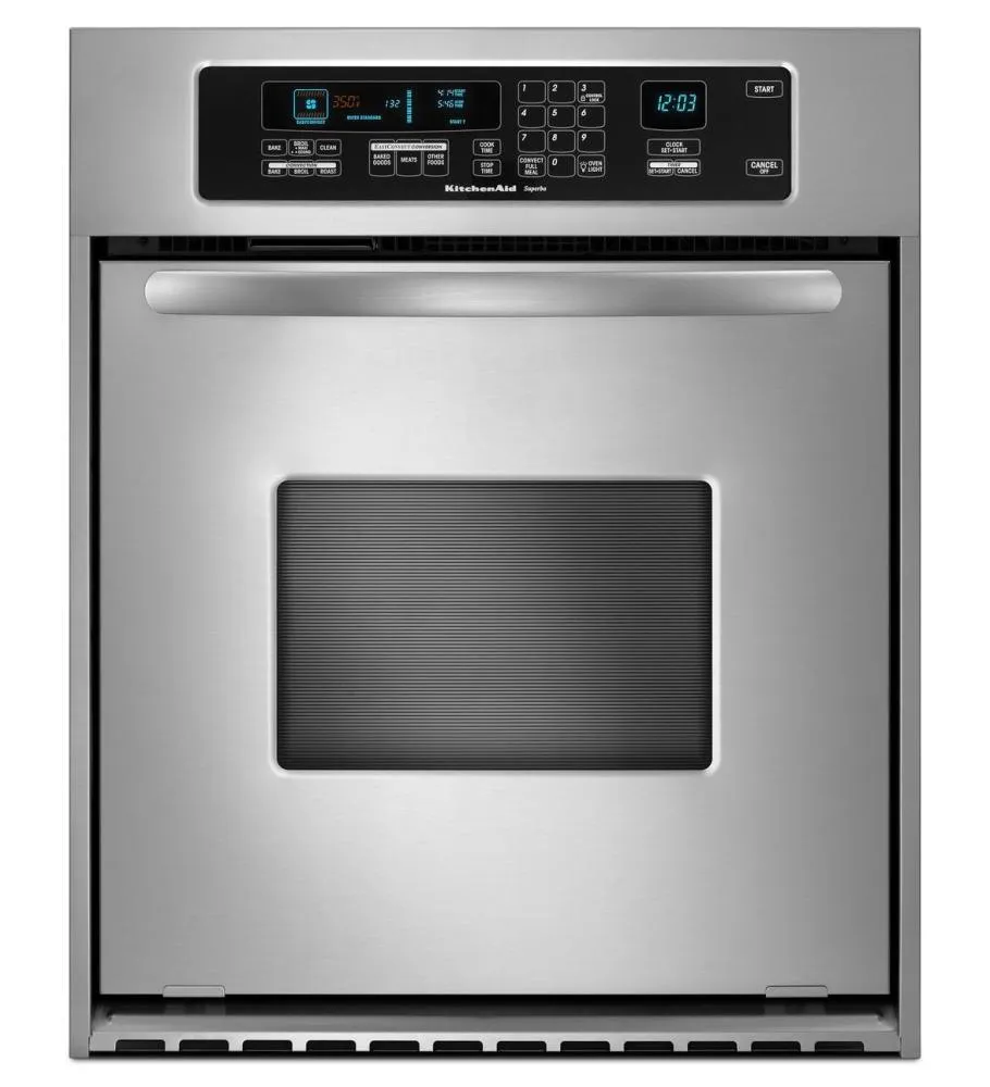 Kitchenaid KEBC147VBL Kitchenaid? 24-Inch Convection Single Wall Oven, Architect? Series Ii Handle - Black
