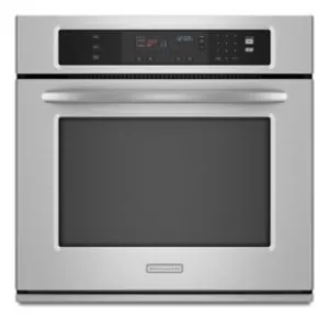 Kitchenaid KEBK101SSS Single Oven 30" Width 4.3 Cu. Ft. Capacity Thermal Oven With Two-Element Balanced Baking And Roasting Architect? Series Ii