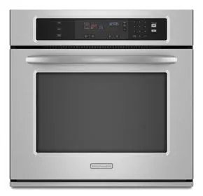 Kitchenaid KEBK101SSS Single Oven 30" Width 4.3 Cu. Ft. Capacity Thermal Oven With Two-Element Balanced Baking And Roasting Architect? Series Ii