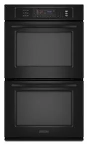 Kitchenaid KEBS208SBL Double Oven 30" Width 4.3 Cu. Ft. Capacity Even-Heat&#8482; True Convection System In Upper And Lower Oven Architect? Series Ii