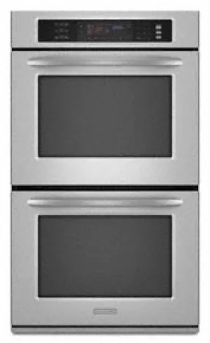 Kitchenaid KEBS208SSS Double Oven 30" Width 4.3 Cu. Ft. Capacity Even-Heat&#8482; True Convection System In Upper And Lower Oven Architect? Series Ii