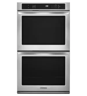 Kitchenaid KEBS209BSS 30-Inch Convection Double Wall Oven, Architect? Series Ii - Stainless Steel