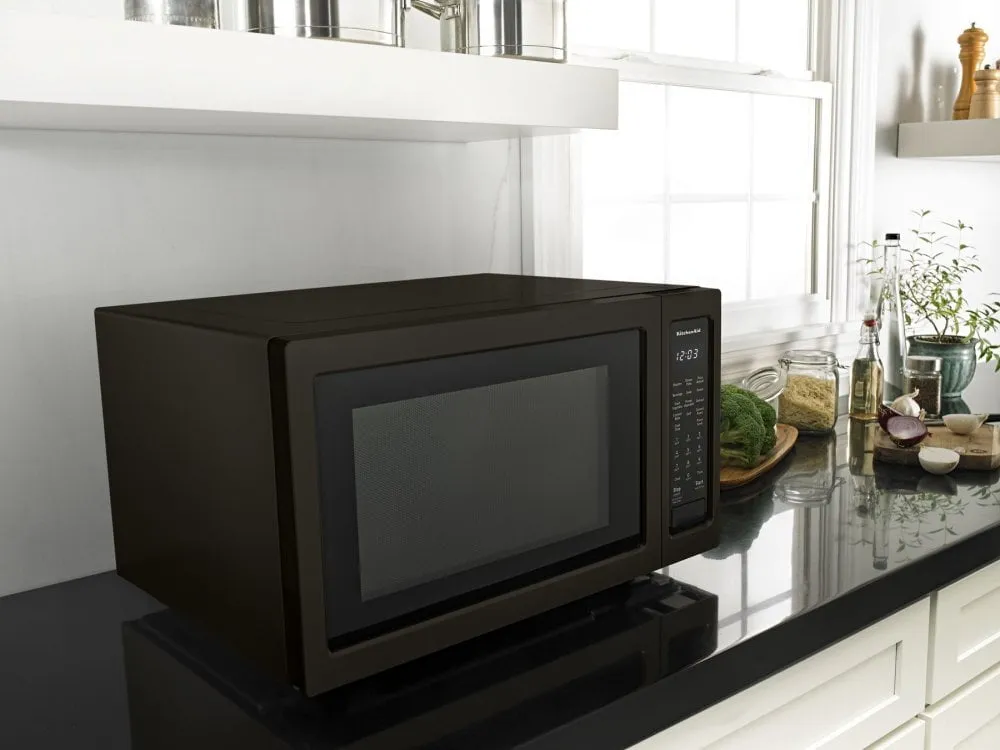 Kitchenaid KMCC5015GBS 21 3/4" Countertop Convection Microwave Oven With Printshield&#8482; Finish - 1000 Watt - Black Stainless Steel With Printshield&#8482; Finish