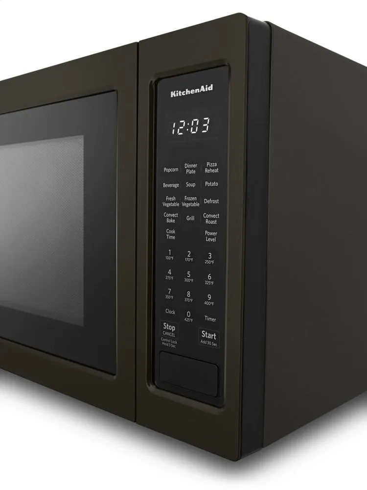 Kitchenaid KMCC5015GBS 21 3/4" Countertop Convection Microwave Oven With Printshield&#8482; Finish - 1000 Watt - Black Stainless Steel With Printshield&#8482; Finish