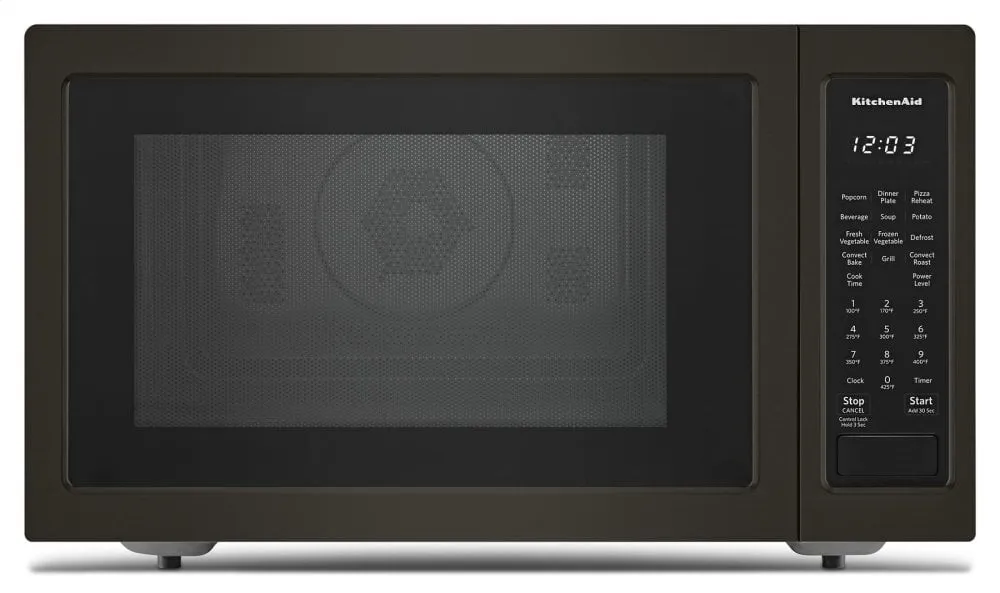 Kitchenaid KMCC5015GBS 21 3/4" Countertop Convection Microwave Oven With Printshield&#8482; Finish - 1000 Watt - Black Stainless Steel With Printshield&#8482; Finish
