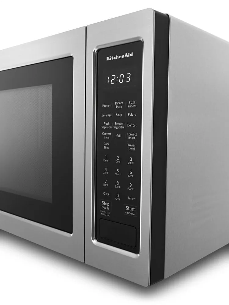 Kitchenaid KMCC5015GSS 21 3/4" Countertop Convection Microwave Oven - 1000 Watt - Stainless Steel