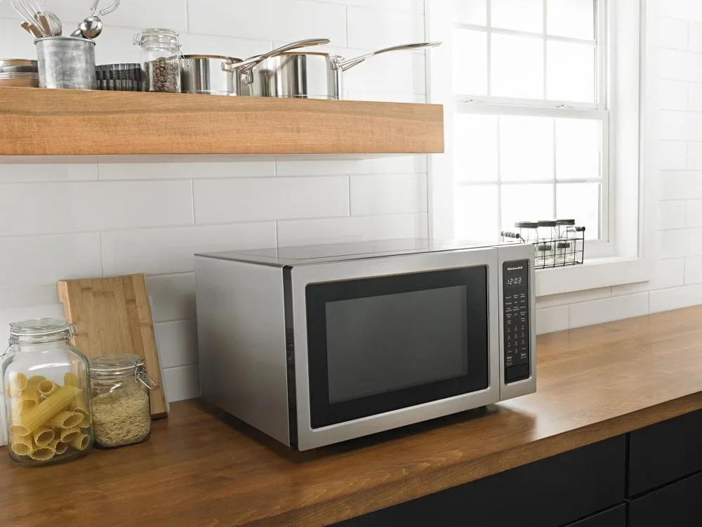 Kitchenaid KMCC5015GSS 21 3/4" Countertop Convection Microwave Oven - 1000 Watt - Stainless Steel