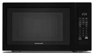 Kitchenaid KMCS1016GBL 21 3/4" Countertop Microwave Oven - 1200 Watt Black