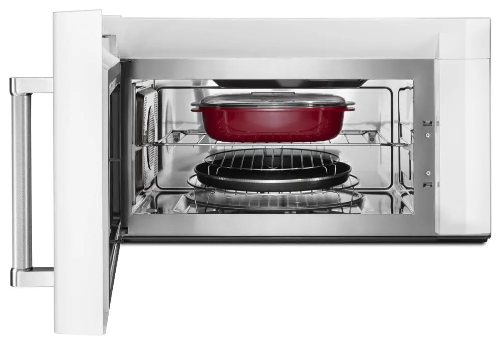 Kitchenaid KMHC319EWH 1000-Watt Convection Microwave Hood Combination - White