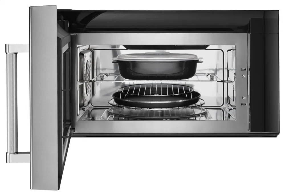 Kitchenaid KMHC319KPS 30" 1000-Watt Microwave Hood Combination With Convection Cooking - Printshield Stainless