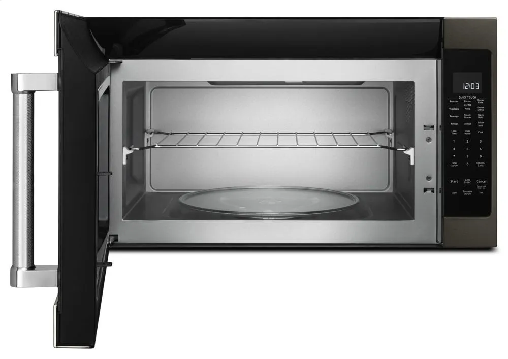 Kitchenaid KMHS120EBS 1000-Watt Microwave With 7 Sensor Functions - 30" - Black Stainless Steel With Printshield&#8482; Finish