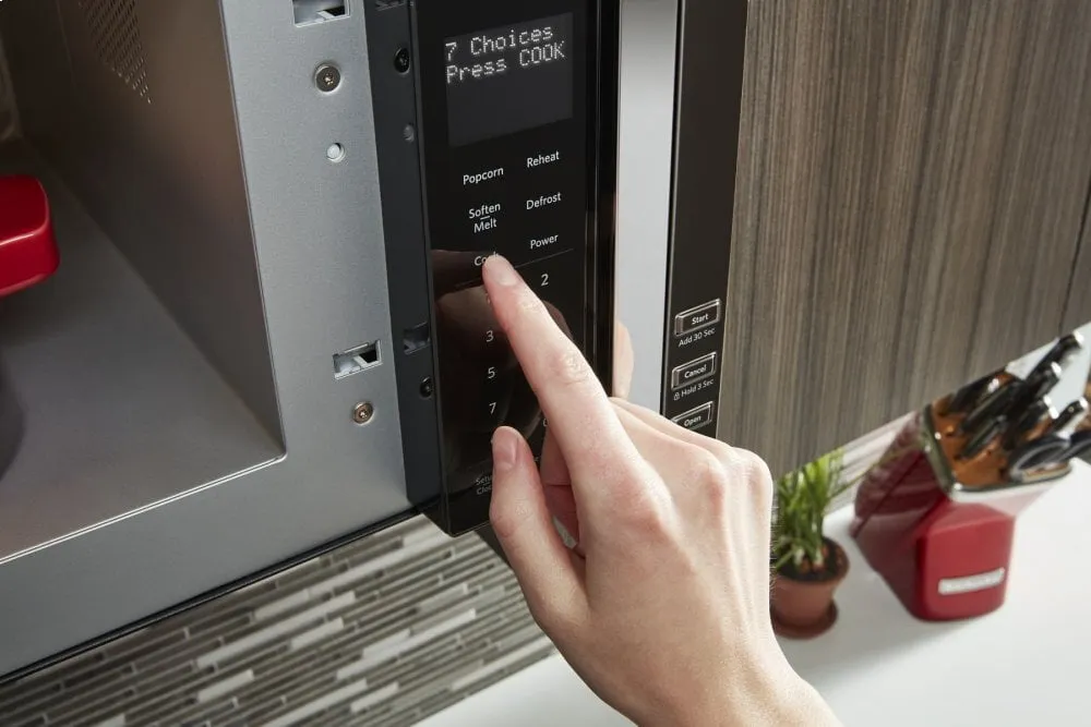 Kitchenaid KMLS311HBS 1000-Watt Low Profile Microwave Hood Combination With Printshield&#8482; Finish - Black Stainless Steel With Printshield&#8482; Finish