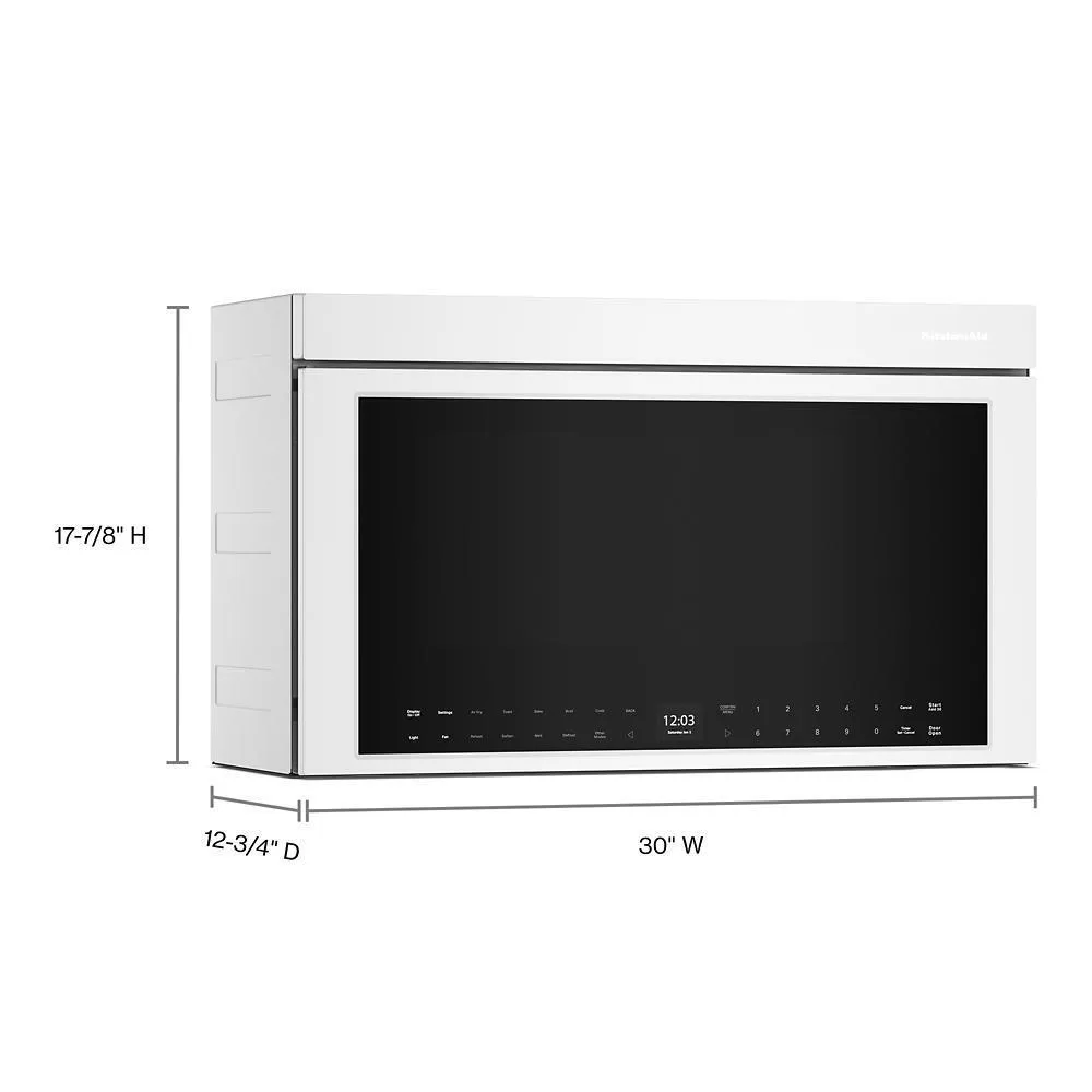 Kitchenaid KMMF530PWH Kitchenaid? Multifunction Over-The-Range Oven With Flush Built-In Design