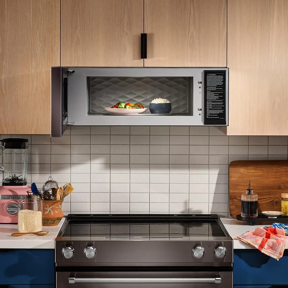Kitchenaid KMML550RBS Smart Low Profile Microwave Hood Combination With Dual Fan Ventilation