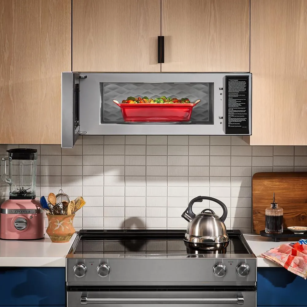 Kitchenaid KMML550RBS Smart Low Profile Microwave Hood Combination With Dual Fan Ventilation