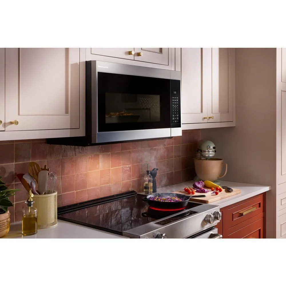 Kitchenaid KMMS130RPS 1.9 Cu. Ft. Microwave Hood Combination With Auto Functions