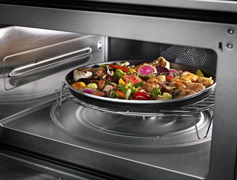 Kitchenaid KOCE500EBL 30" Combination Wall Oven With Even-Heat&#8482; True Convection (Lower Oven) - Black