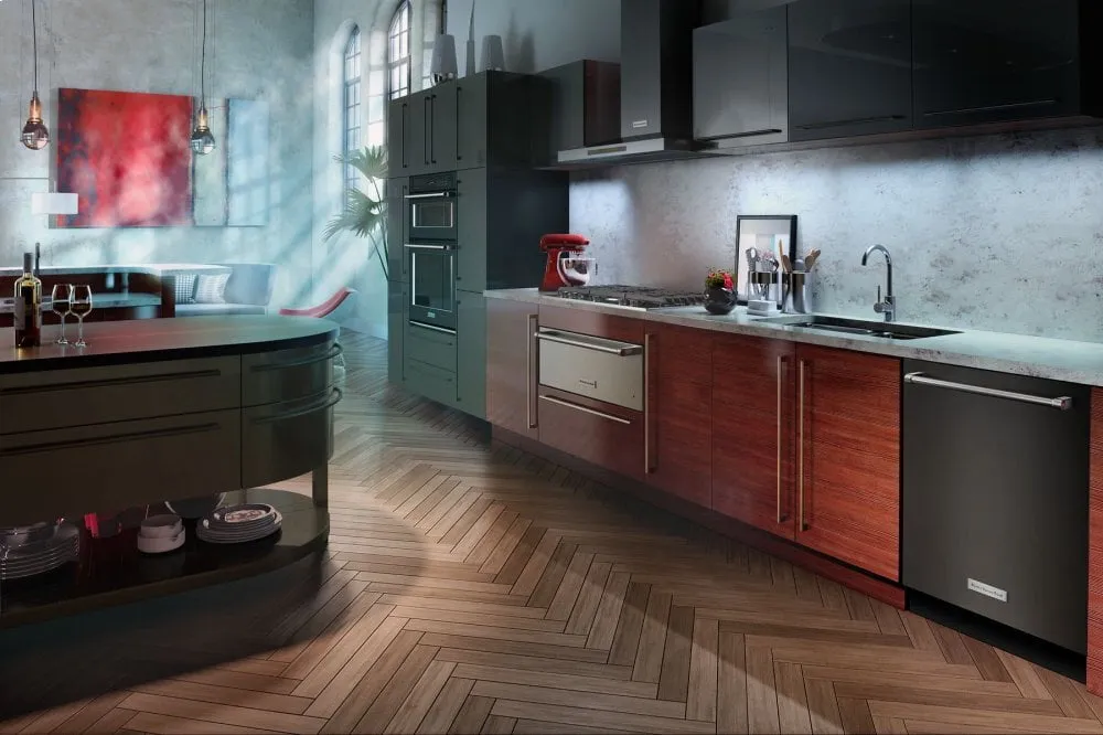 Kitchenaid KOCE500EBS 30" Combination Wall Oven With Even-Heat&#8482; True Convection (Lower Oven) - Black Stainless Steel With Printshield&#8482; Finish