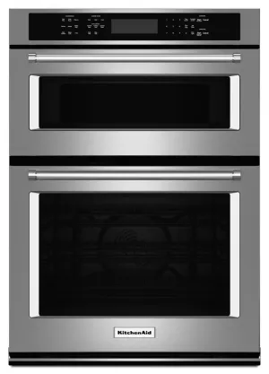 Kitchenaid KOCE507ESS 27" Combination Wall Oven With Even-Heat&#8482; True Convection (Lower Oven) - Stainless Steel