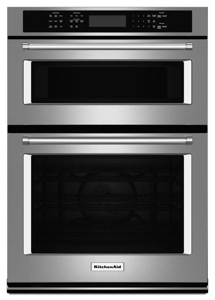 Kitchenaid KOCE507ESS 27" Combination Wall Oven With Even-Heat&#8482; True Convection (Lower Oven) - Stainless Steel