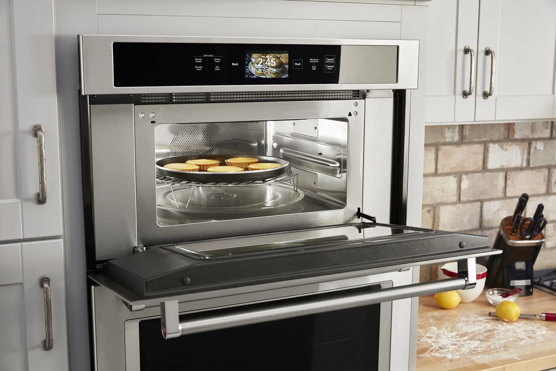 Kitchenaid KOCE900HSS Smart Oven  30" Combination Oven With Powered Attachments - Stainless Steel