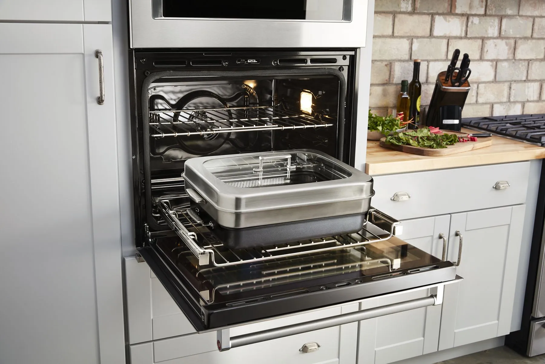 Kitchenaid KOCE900HSS Smart Oven  30" Combination Oven With Powered Attachments - Stainless Steel