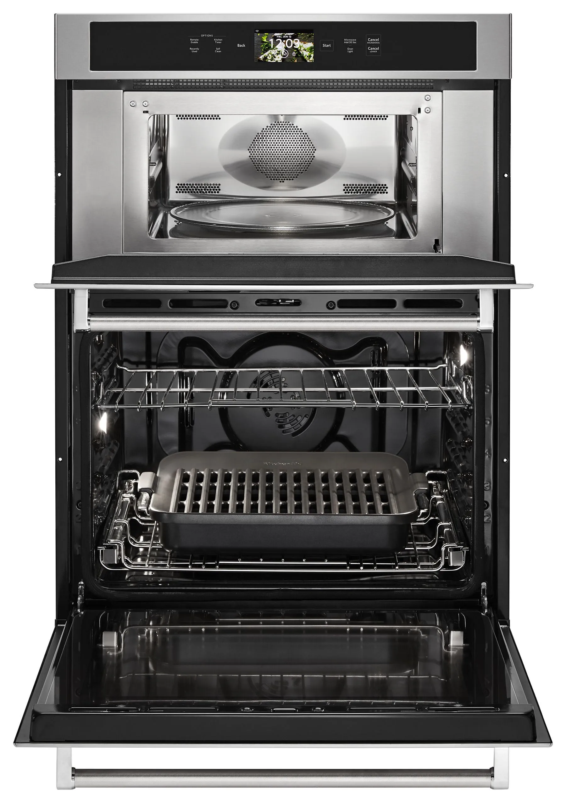 Kitchenaid KOCE900HSS Smart Oven  30" Combination Oven With Powered Attachments - Stainless Steel
