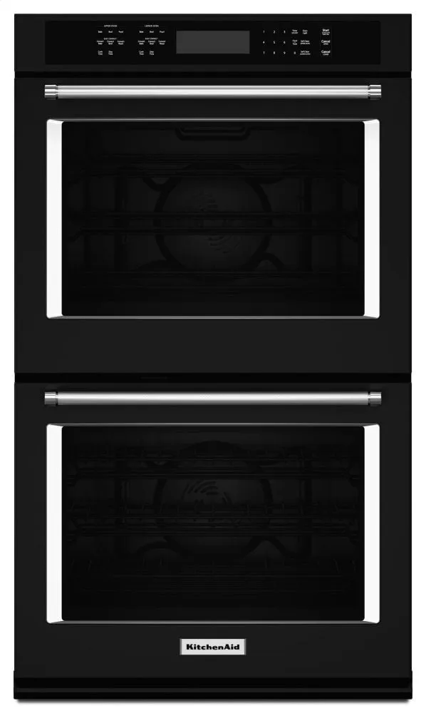 Kitchenaid KODE500EBL 30" Double Wall Oven With Even-Heat&#8482; True Convection - Black