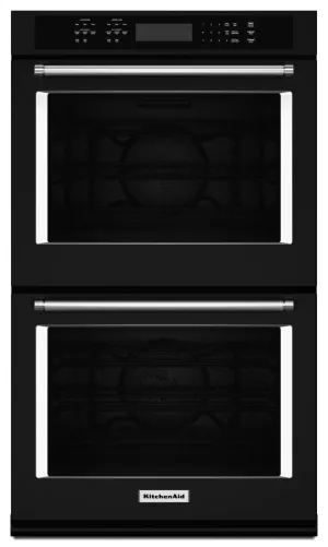 Kitchenaid KODE507EBL 27" Double Wall Oven With Even-Heat&#8482; True Convection - Black