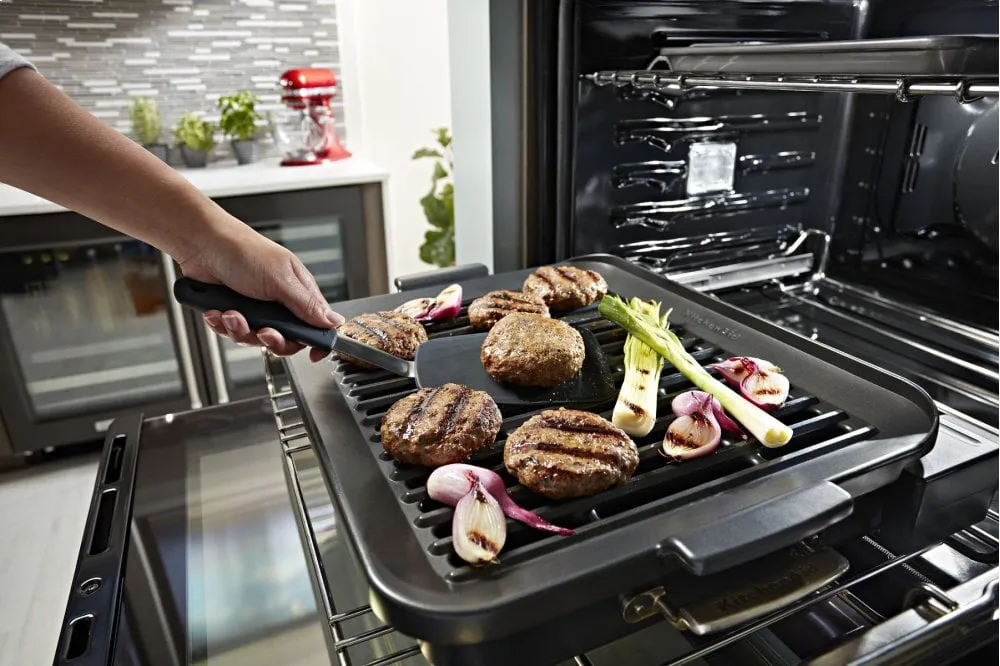 Kitchenaid KODE900HBS Smart Oven  30" Double Oven With Powered Attachments And Printshield&#8482; Finish - Black Stainless Steel With Printshield&#8482; Finish