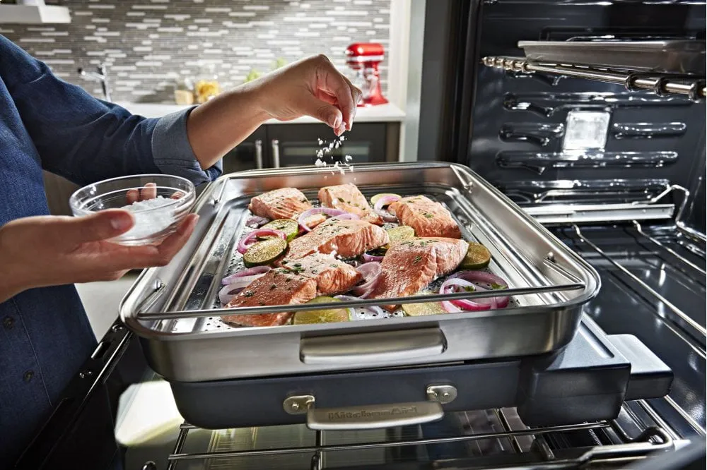 Kitchenaid KODE900HBS Smart Oven  30" Double Oven With Powered Attachments And Printshield&#8482; Finish - Black Stainless Steel With Printshield&#8482; Finish