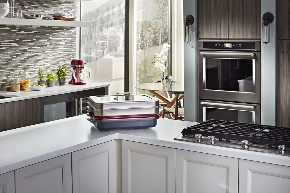 Kitchenaid KODE900HBS Smart Oven  30" Double Oven With Powered Attachments And Printshield&#8482; Finish - Black Stainless Steel With Printshield&#8482; Finish