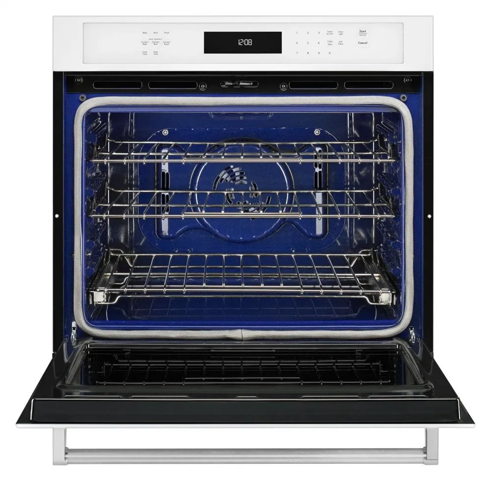 Kitchenaid KOSE507EWH 27" Single Wall Oven With Even-Heat&#8482; True Convection - White