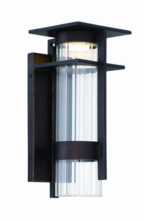 Kittner LED Outdoor Wall Mount Oil Rubbed Bronze W/ Gold HighOutdoor wall sconces with motion sensor