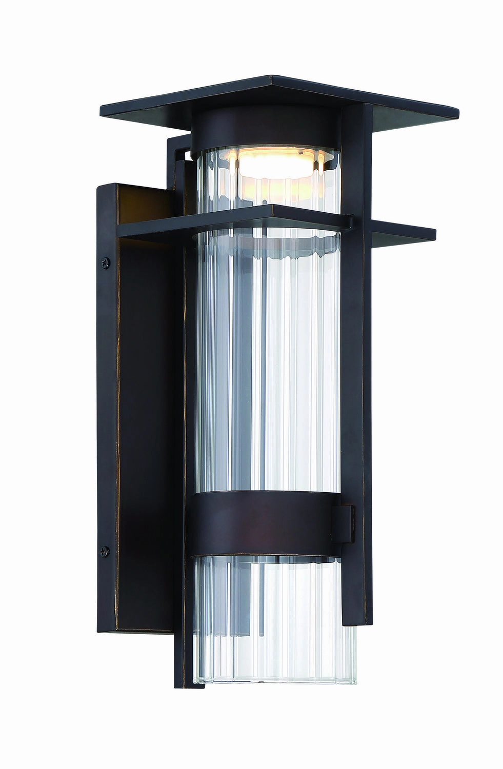 Kittner LED Outdoor Wall Mount Oil Rubbed Bronze W/ Gold HighOutdoor wall sconces with motion sensor