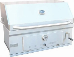 Kokomo Grills 32-inch Built-In BBQ Charcoal Grill - KO-CHAR32 large capacity charcoal BBQ grills