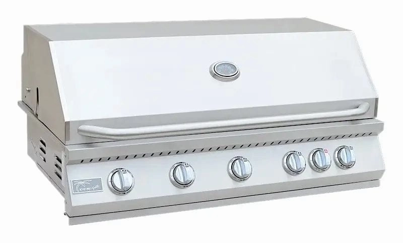 Kokomo Grills 40-inch 5 Burner Built-In BBQ Gas Grill with Infrared Back Burner - KO-BAK5BG professional outdoor BBQ grill set