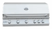 Kokomo Grills 40-inch 5 Burner Built-In BBQ Gas Grill with Infrared Back Burner - KO-BAK5BG